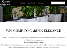 Tablet Screenshot of gardenelegance.com.au